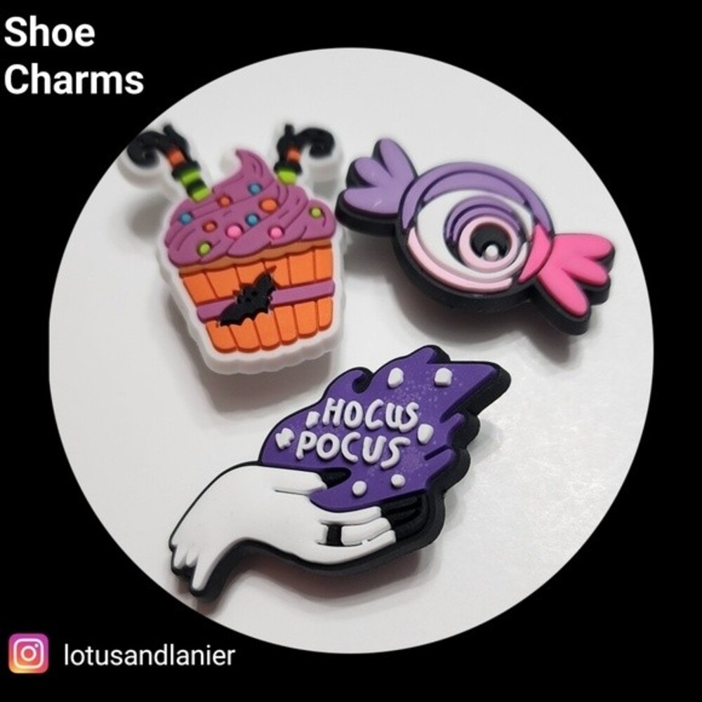 Shoe Charms "Witchy Treats" Shoe Charms Set of 3